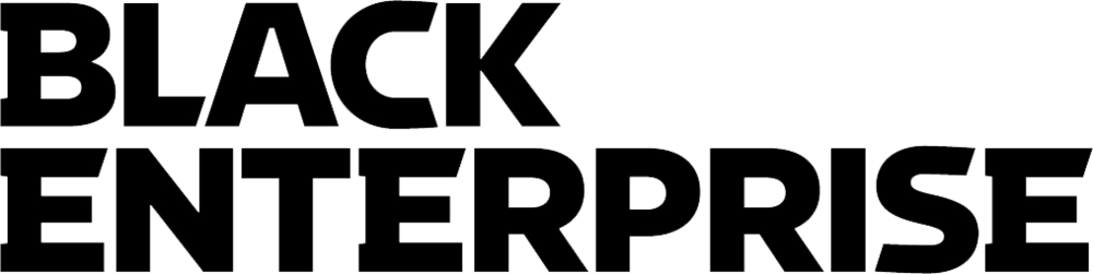 The words "BLACK ENTERPRISE" written in bold, uppercase black letters against a transparent checkerboard background.